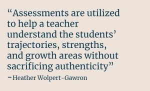 Quote about Authentic Assessment