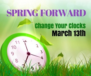 March 11 Spring Forward